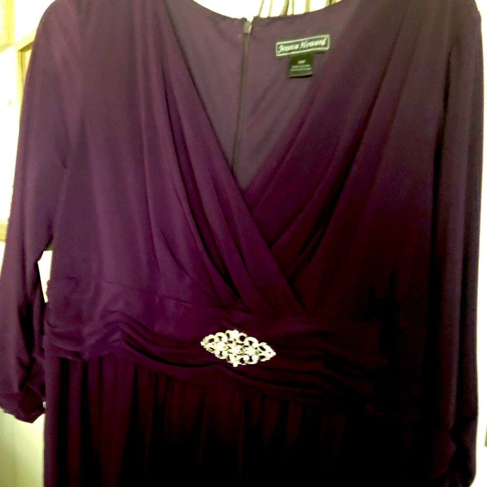 Beautiful Plum Colored Evening Dress